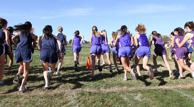 NCS XC D4  Girls-015.JPG - 2009 North Coast Section Cross Country Championships, Hayward High School, Hayward, California